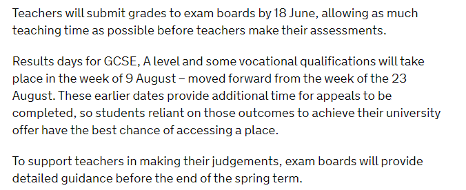 来了！英国夏季A-level/GCSE最终评分计划