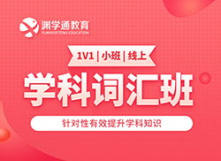 学科词汇班